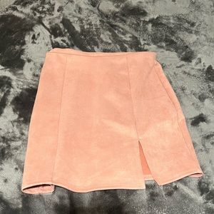 pink skirt
